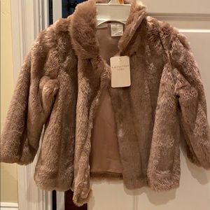 Kardashian Kids faux fur jacket 3T